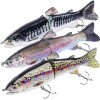 Fishing Lures for Freshwater and Saltwater, Lifelike Swimbait for Bass Trout Crappie, Slow Sinking Bass Fishing Lure, Amazing Fishing Gifts for men, Must-have for Family Fishing Gear