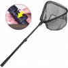 Fishing Landing Net with Telescoping Pole Handle, Fishing net Freshwater for Kids Men Women, Extend to 40-63 Inches