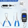 Fishing Tool Kit Fishing Pliers Fish Gripper Fishing Scale Fish Grip Tools Set Saltwater Resistant Fishing Gear