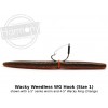 Razor Series Wacky Weedless WG Hooks - The Ultimate Bass Fishing Hooks for The Wacky Rig & Neko Rig 25 Pack