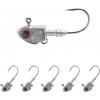 Lead Fish Jig Head Hook Fishing Jigging Stainless Steel Fishhook 3D Eyes Pike Bass Fishing Tackle