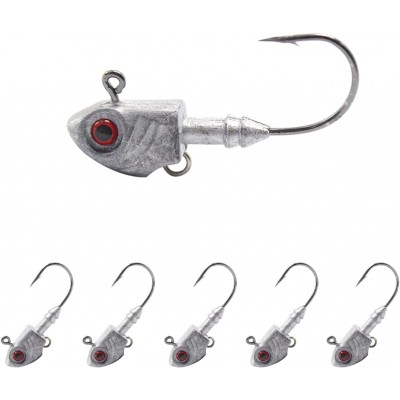 Lead Fish Jig Head Hook Fishing Jigging Stainless Steel Fishhook 3D Eyes Pike Bass Fishing Tackle Lead Fish Jig Head Hook Fishing Jigging Stainless Steel Fishhook 3D Eyes Pike Bass Fishing Tackle